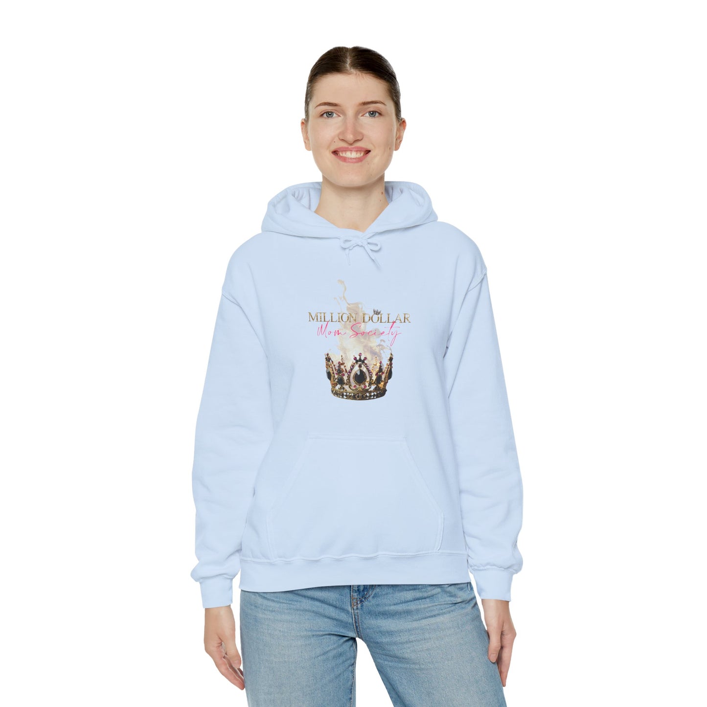 Million Dollar Mom Society Unisex Heavy Blend Hooded Sweatshirt S-M-L-XL-2XL-3XL-4XL-5XL