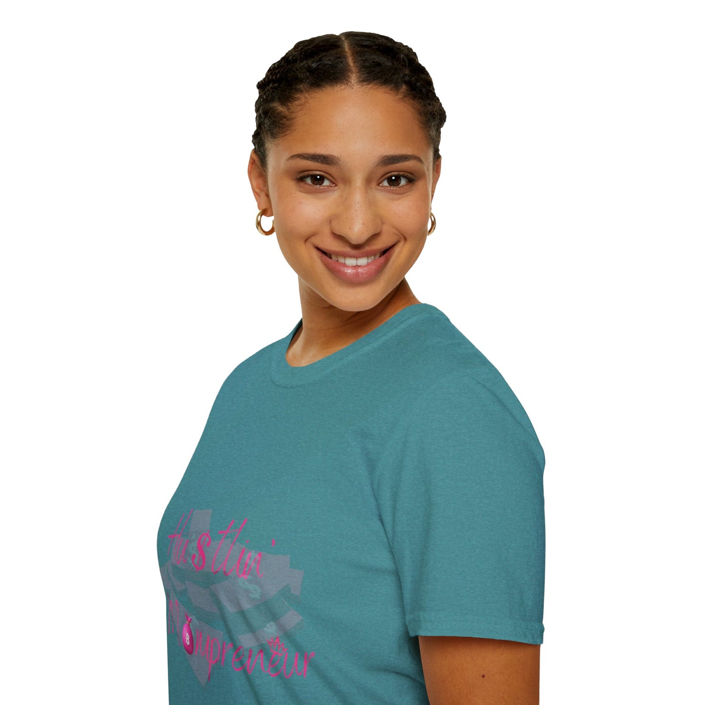 Hustlin' Mompreneur - Unisex Softstyle T-Shirt S-M-L-XL-2XL-3XL-4XL-5XL