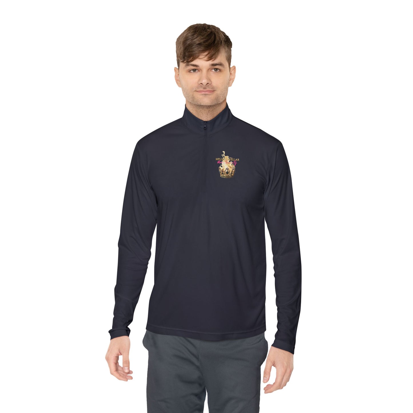 Million Dollar Mom Society Unisex Quarter-Zip Pullover