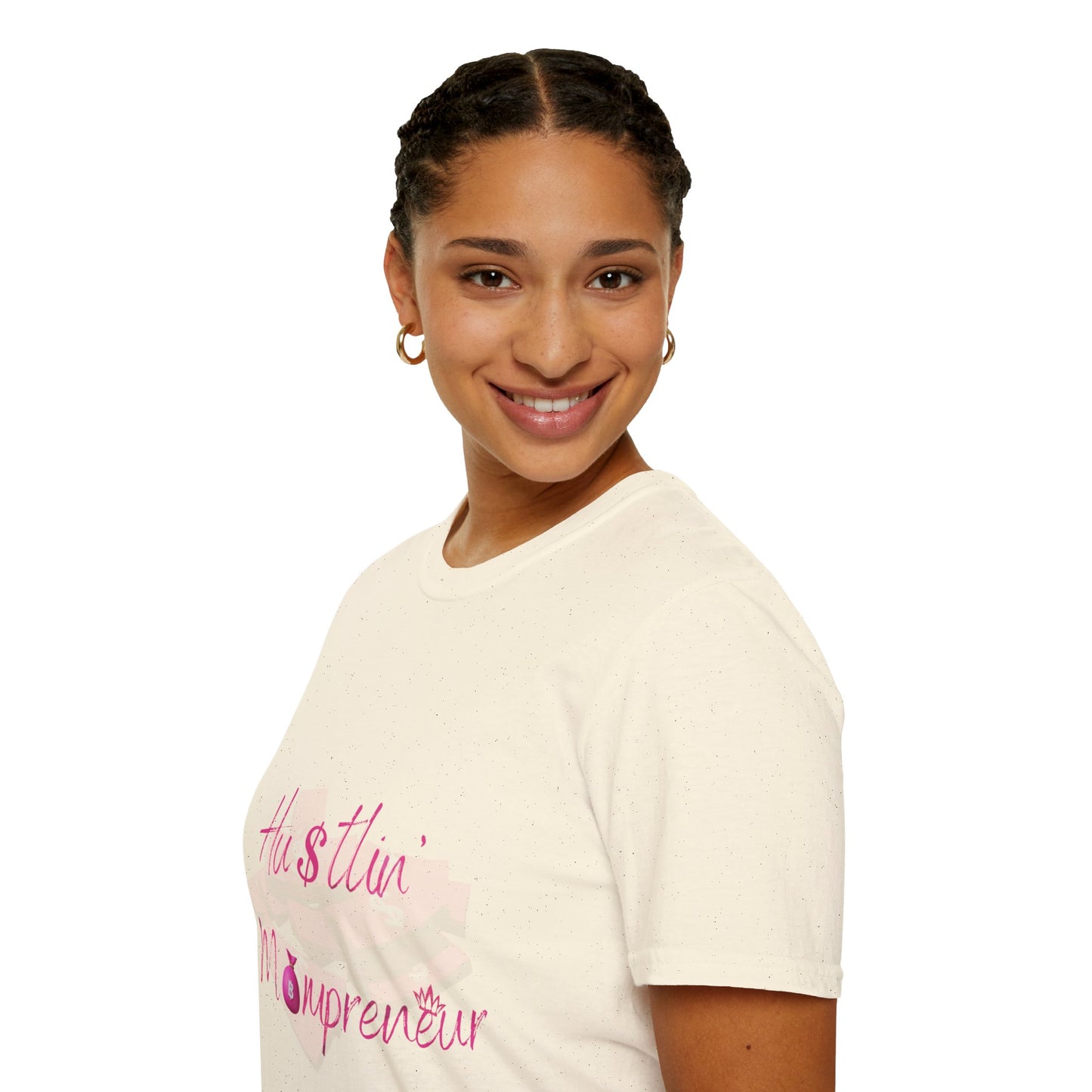 Hustlin' Mompreneur - Unisex Softstyle T-Shirt S-M-L-XL-2XL-3XL-4XL-5XL