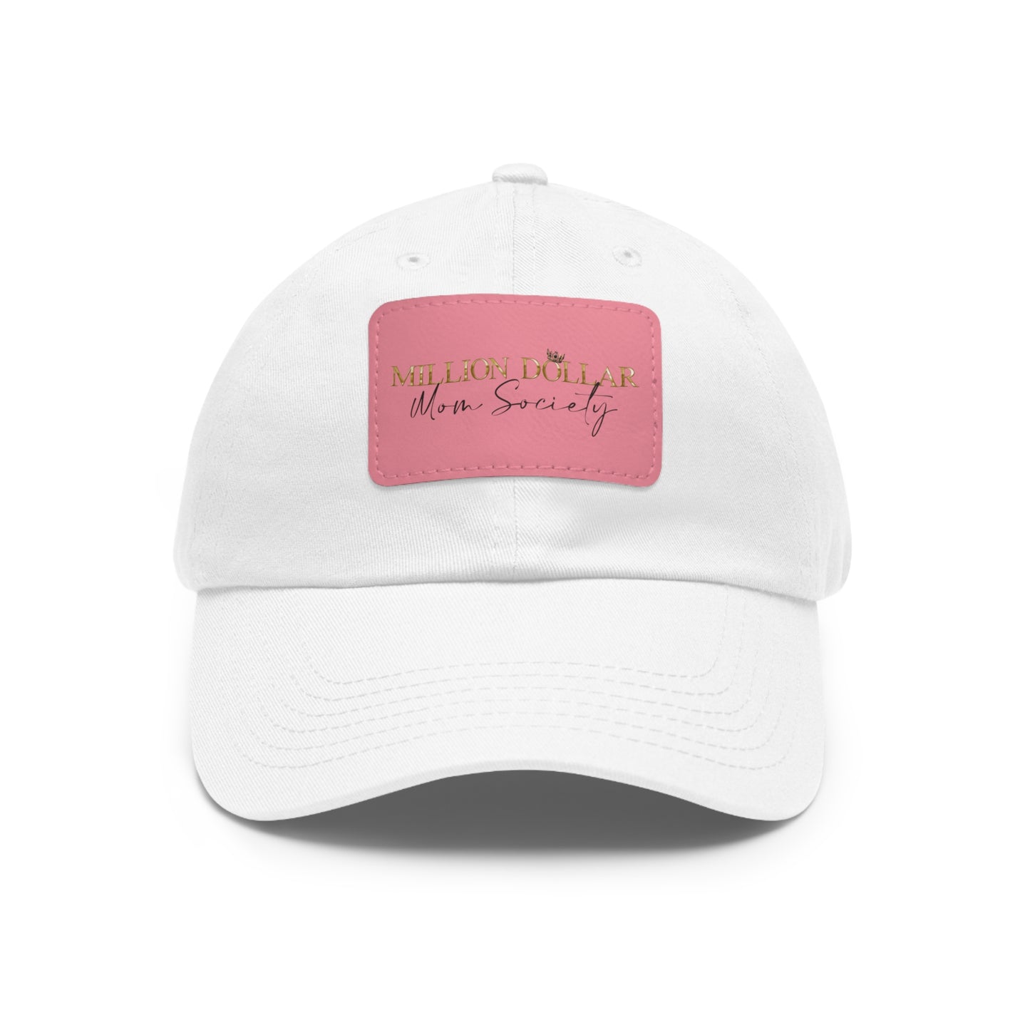 Million Dollar Mom Society Hat with Leather Patch (Rectangle)