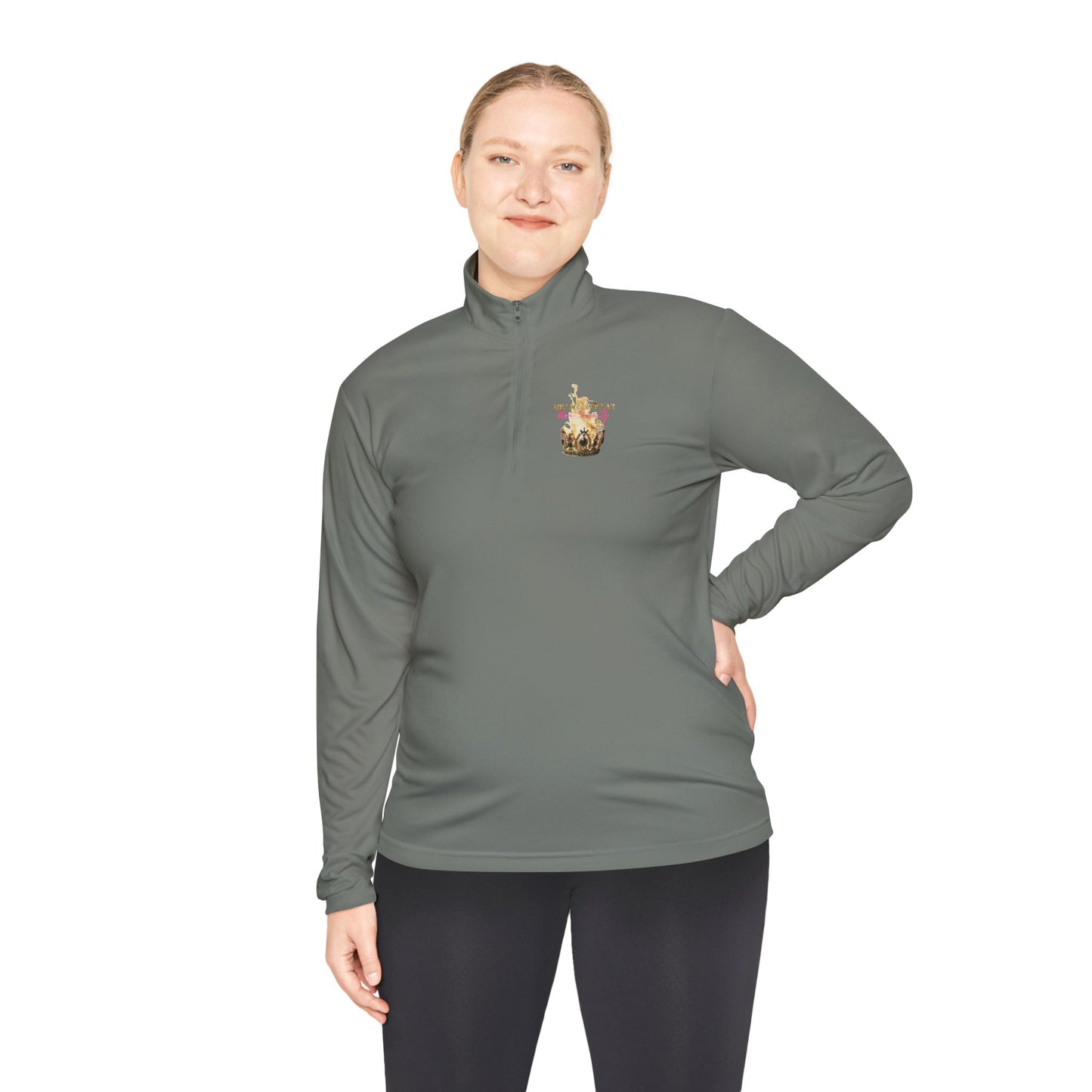 Million Dollar Mom Society Unisex Quarter-Zip Pullover