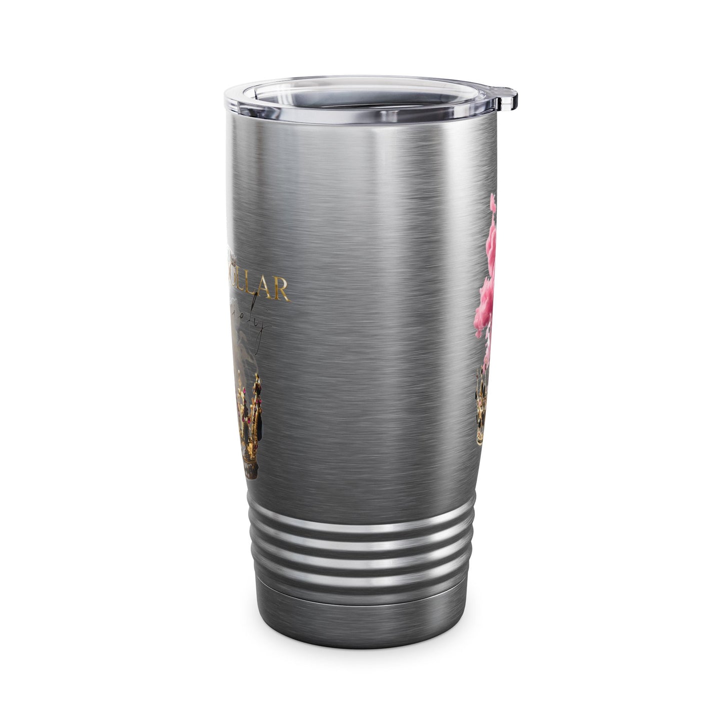 Million Dollar Mom Society Gold Ringneck Tumbler, 20oz 3 Options: Black, White, Stainless Steel