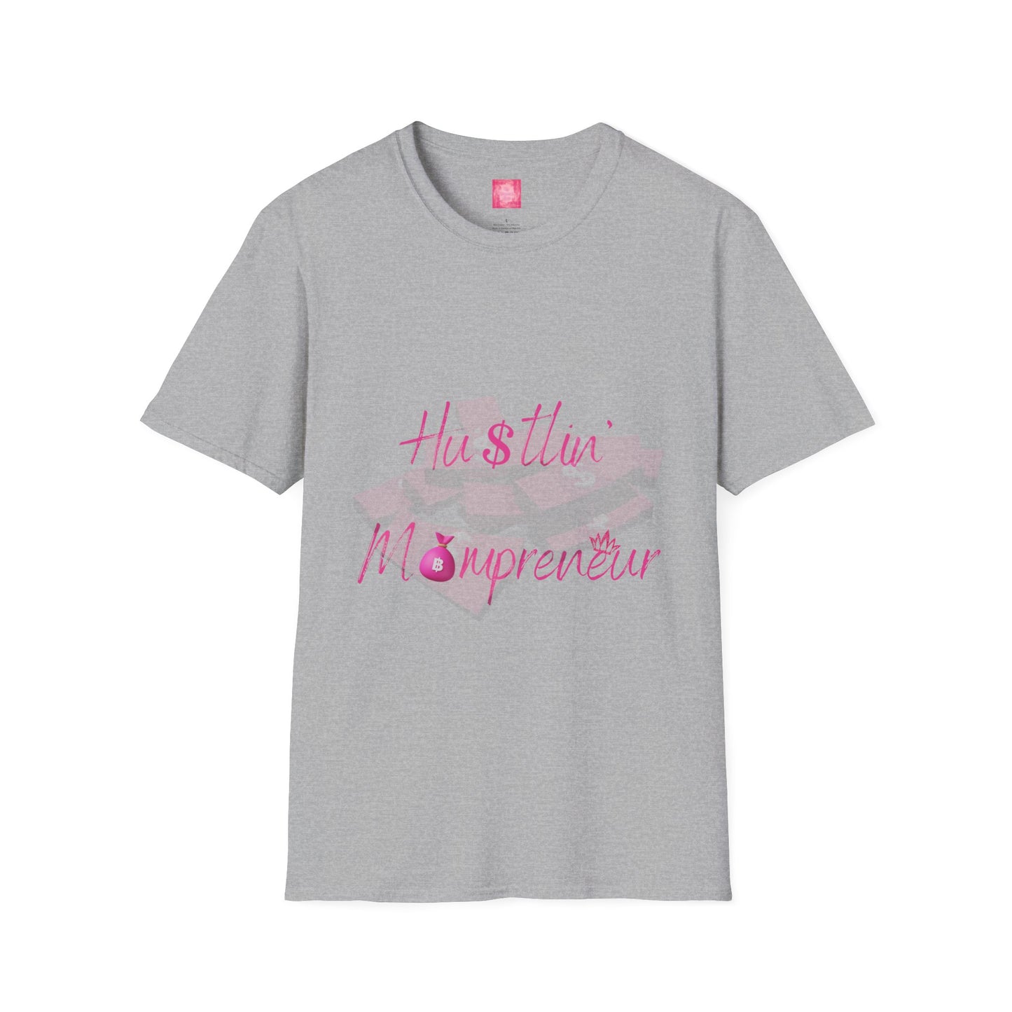 Hustlin' Mompreneur - Unisex Softstyle T-Shirt S-M-L-XL-2XL-3XL-4XL-5XL