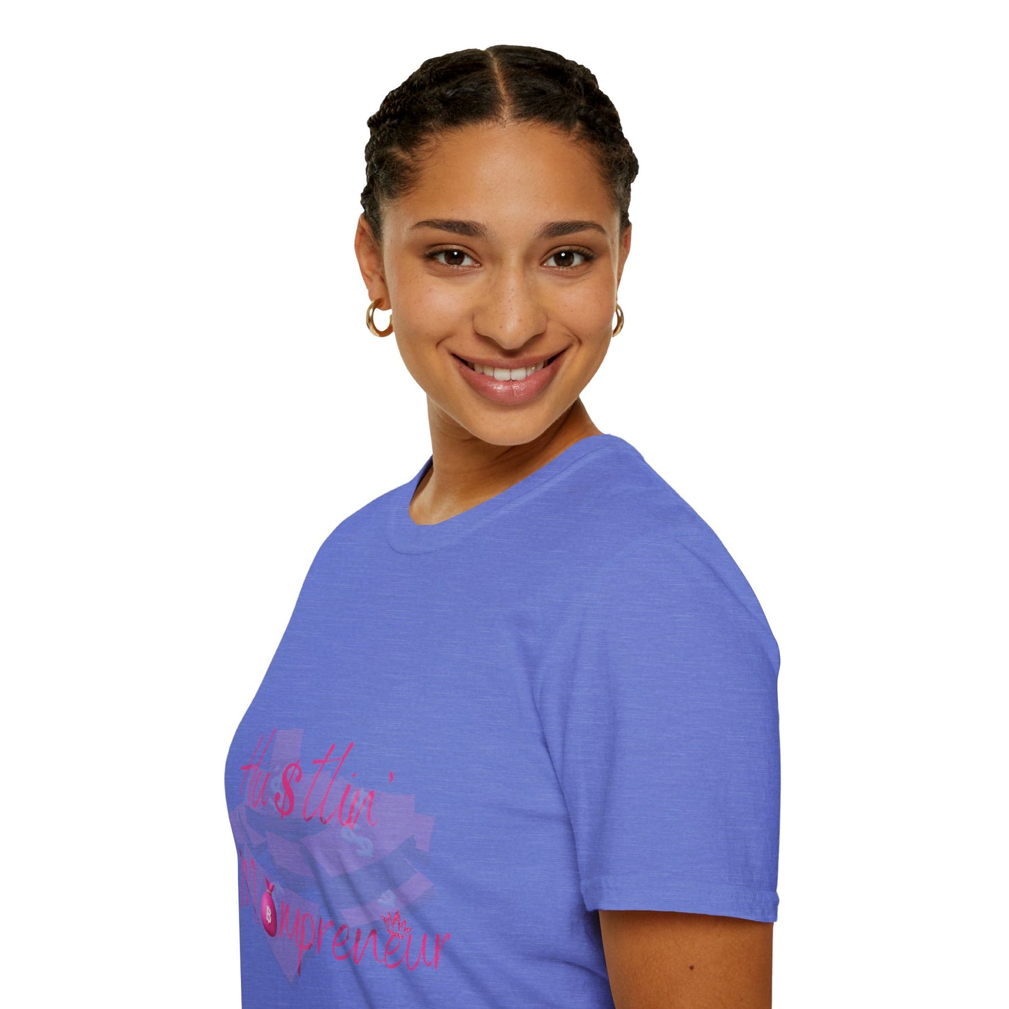 Hustlin' Mompreneur - Unisex Softstyle T-Shirt S-M-L-XL-2XL-3XL-4XL-5XL