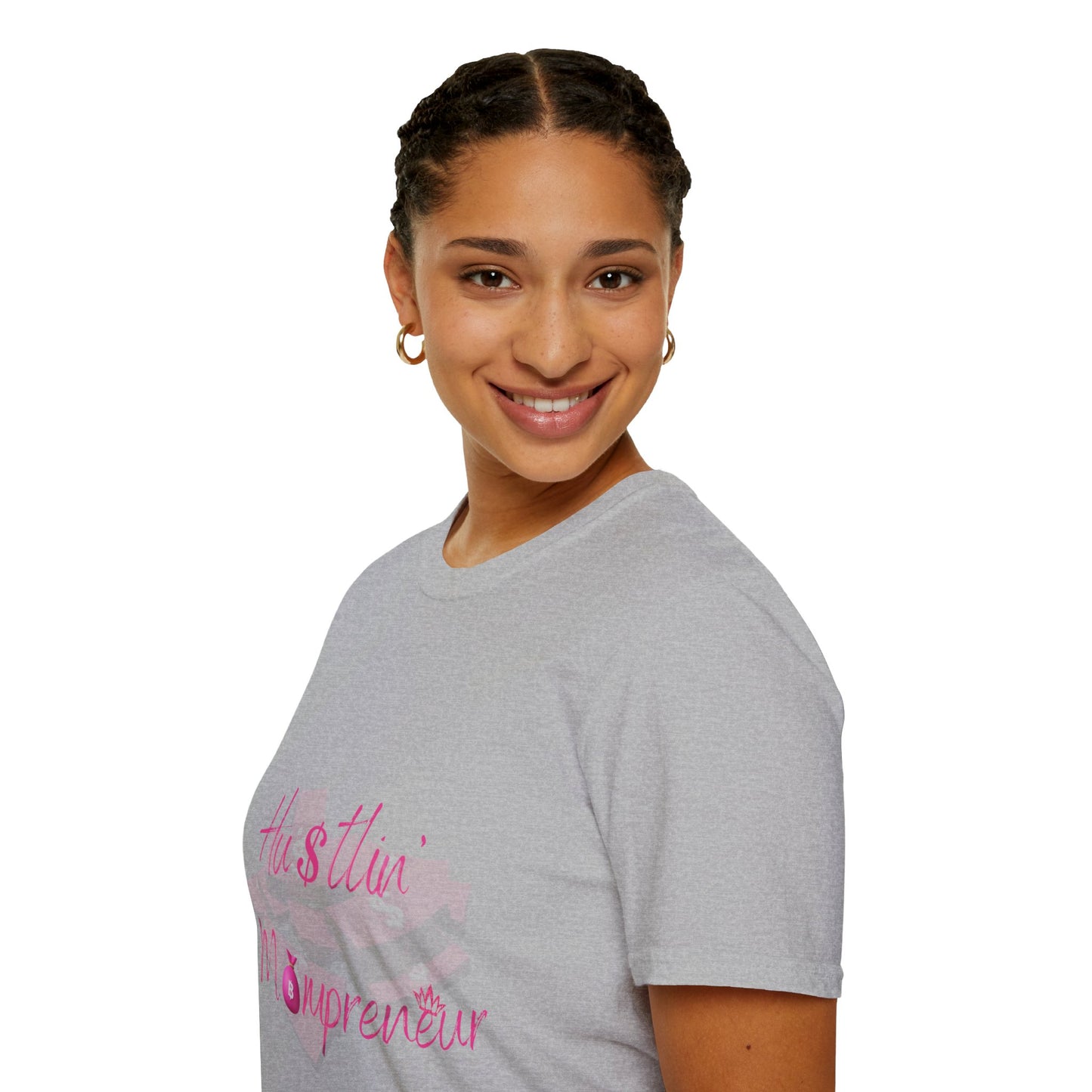 Hustlin' Mompreneur - Unisex Softstyle T-Shirt S-M-L-XL-2XL-3XL-4XL-5XL