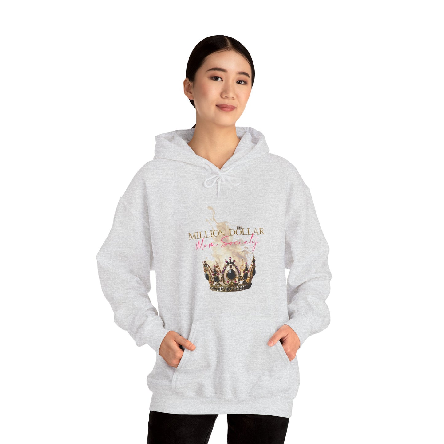 Million Dollar Mom Society Unisex Heavy Blend Hooded Sweatshirt S-M-L-XL-2XL-3XL-4XL-5XL