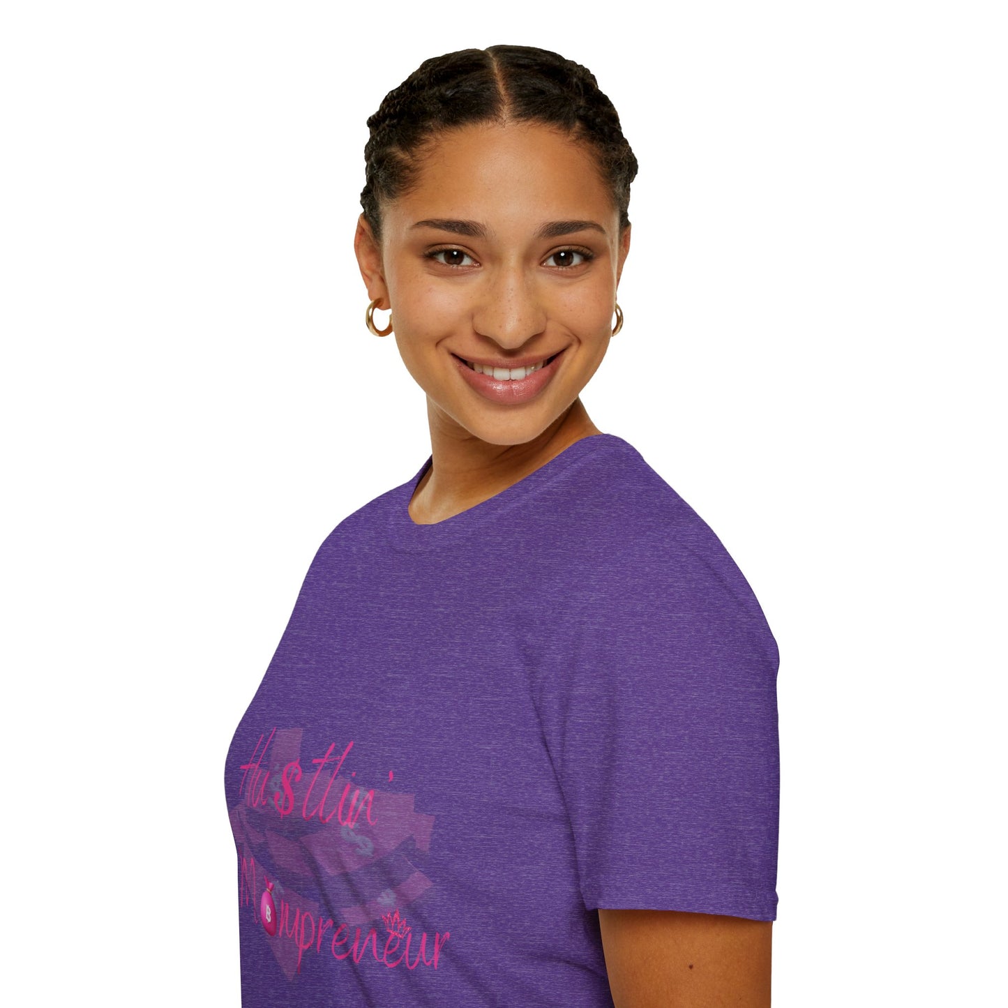 Hustlin' Mompreneur - Unisex Softstyle T-Shirt S-M-L-XL-2XL-3XL-4XL-5XL
