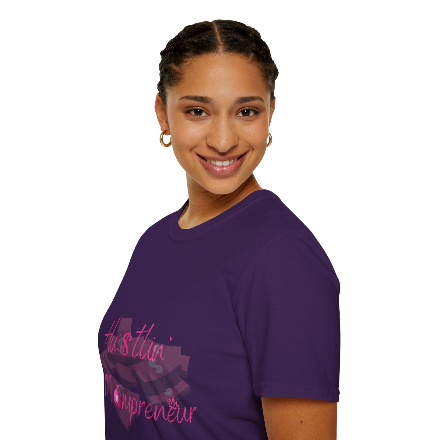 Hustlin' Mompreneur - Unisex Softstyle T-Shirt S-M-L-XL-2XL-3XL-4XL-5XL