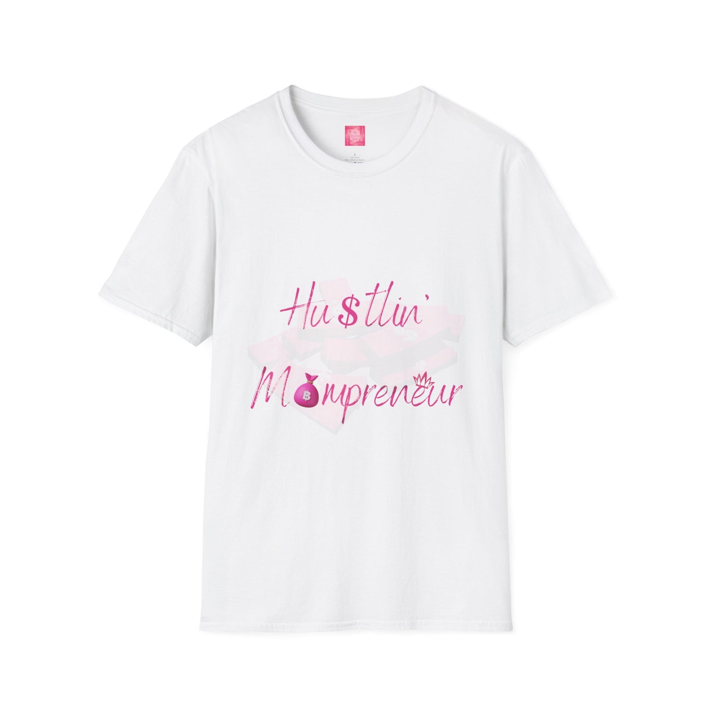 Hustlin' Mompreneur - Unisex Softstyle T-Shirt S-M-L-XL-2XL-3XL-4XL-5XL