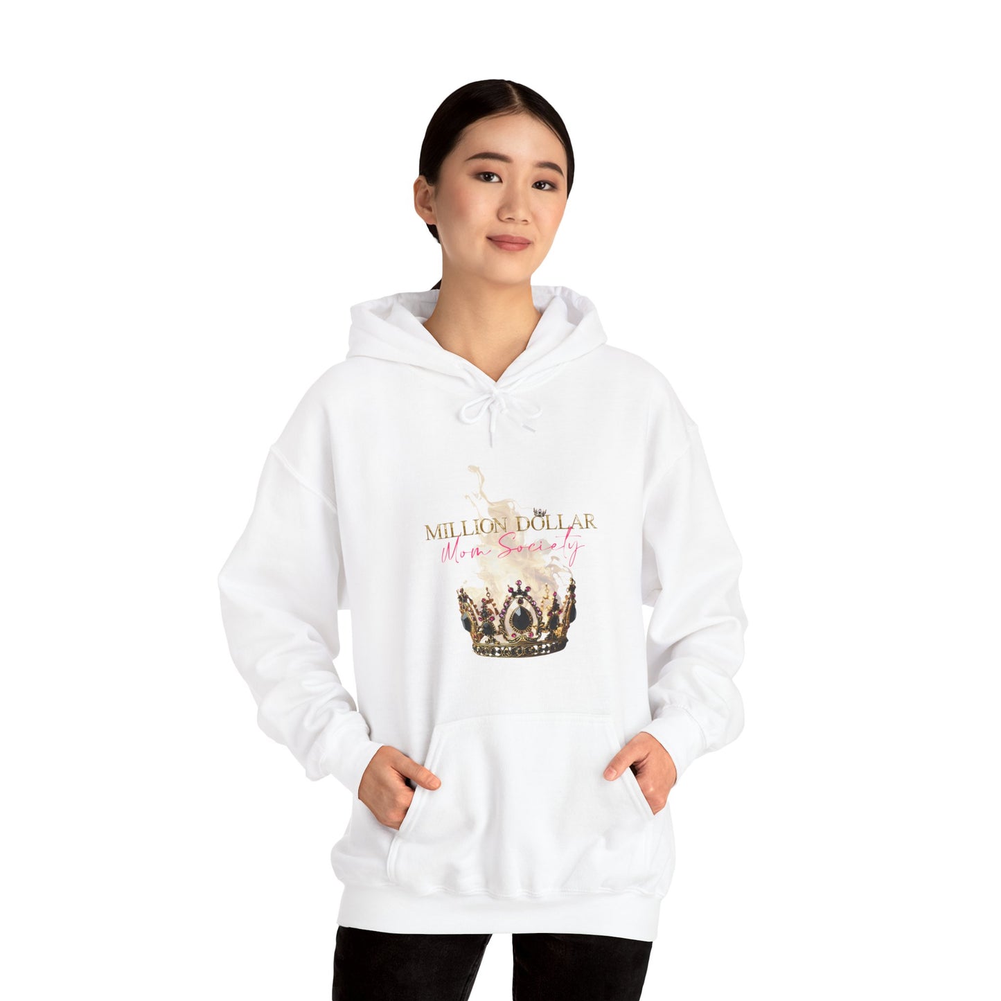 Million Dollar Mom Society Unisex Heavy Blend Hooded Sweatshirt S-M-L-XL-2XL-3XL-4XL-5XL